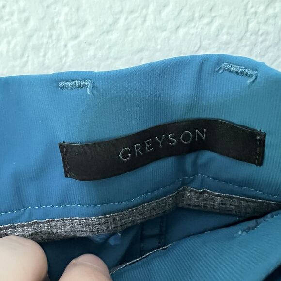 Greyson Montauk Performance Flat Front Golf Chino Pants Jogger Mens Size 33 X 30 - Picture 2 of 5